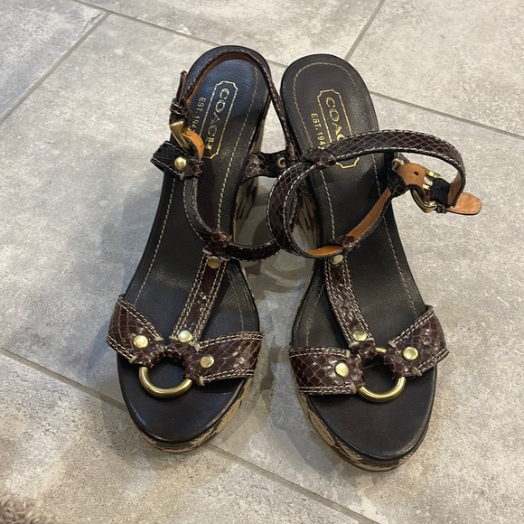 Coach Wedges - Picture 1 of 6